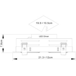 Встраиваемый светодиодный светильник Arte Lamp Studio A3007PL-2WH