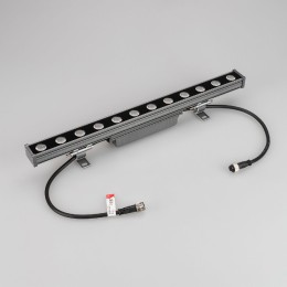 Линейный прожектор Arlight AR-LINE-500-12W Warm3000 (GR, 15x60 deg, 230V) 041726