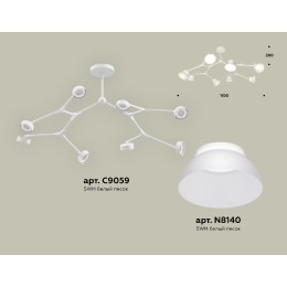 Люстра на штанге Ambrella Light Traditional (C9059, N8140) XB9059100