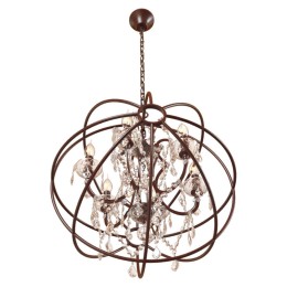 Подвесная люстра LOFT IT Foucaults orb crystal Loft1897/6