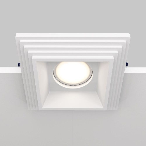 Встраиваемый светильник Maytoni Gyps DL005-1-01-W