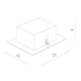 Встраиваемый светильник Arte Lamp Cardani Semplice A5949PL-1GY