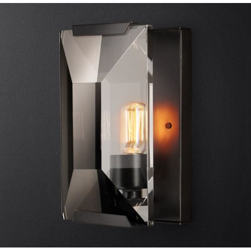 Настенный светильник Delight Collection Harlow Crystal KR0354W-1A black/clear