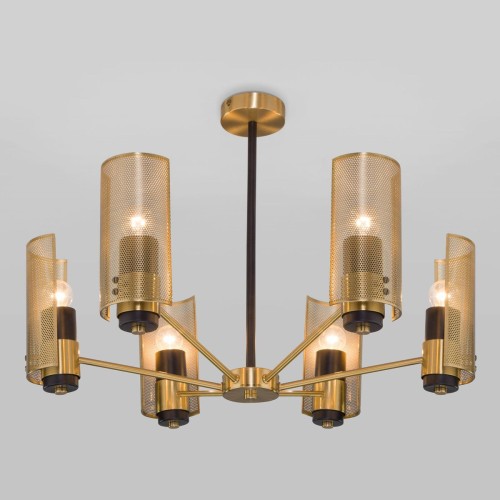 Люстра на штанге Eurosvet Grino 70139/6 латунь