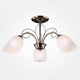 Потолочная люстра Eurosvet Стефани 30107/3 античная бронза