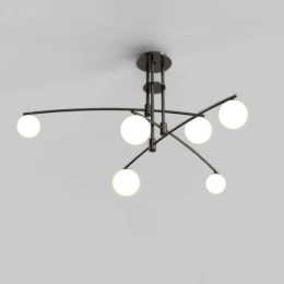 Люстра на штанге Delight Collection 8119P/6 black