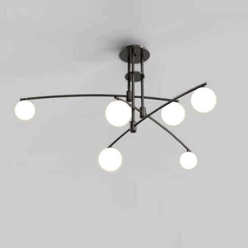 Люстра на штанге Delight Collection 8119P/6 black