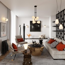 Люстра на штанге Odeon Light Elica 5418/6