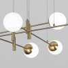 Подвесная люстра Eurosvet Planet 70146/8 латунь Smart a062029