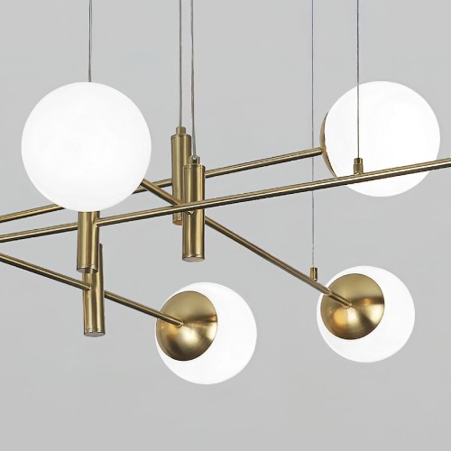 Подвесная люстра Eurosvet Planet 70146/8 латунь Smart a062029