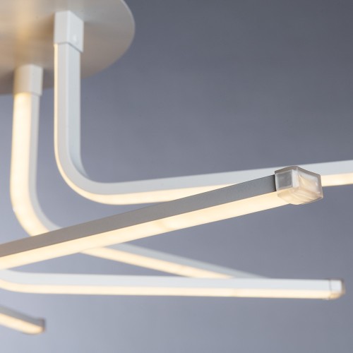 Потолочная светодиодная люстра Arte Lamp Stick A6207PL-12WH