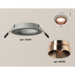 Встраиваемый светильник Ambrella Light Techno Spot XC6514025 (C6514, N6135)