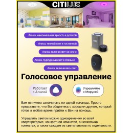 Потолочная люстра Citilux Диамант Смарт CL713A30G