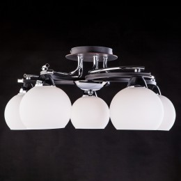 Потолочная люстра Eurosvet 9654/5 хром/венге