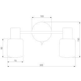 Спот Eurosvet Corso 20089/2 хром