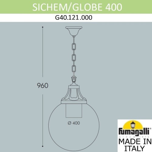 Уличный светильник Fumagalli G40.121.000.AYE27