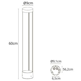 Ландшафтный светильник Arte Lamp New York A1660PA-1BK