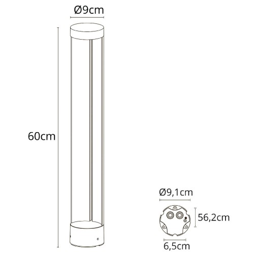 Ландшафтный светильник Arte Lamp New York A1660PA-1BK