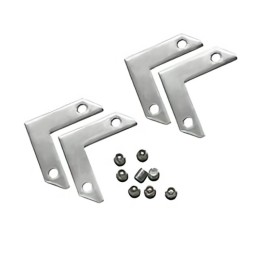 Соединитель угловой (комп. 4 соединителя+8 винтов) ST Luce Base ST001.179.00