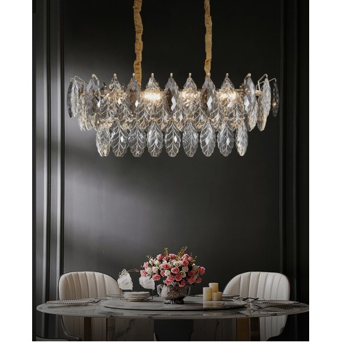 Подвесная люстра Delight Collection D8011P/L-800 gold/smoky