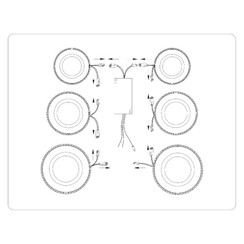 Потолочная люстра Ambrella Light Acrylica Original FA8874