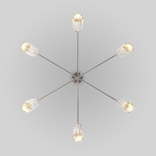 Подвесная люстра Eurosvet Gilian 60163/6 никель Smart a065758