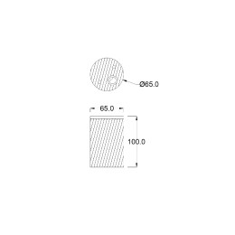 Уличный потолочный светильник Maytoni Roll O307CL-01B