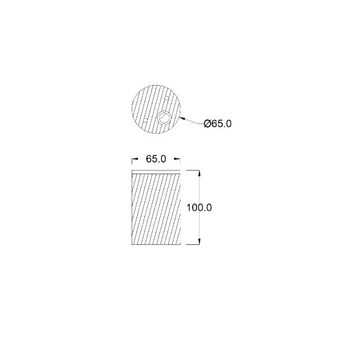 Уличный потолочный светильник Maytoni Roll O307CL-01B