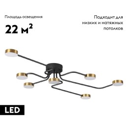 Потолочная люстра Lumion Flint 6532/99CL