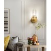 Бра DeLight Collection Wall lamp 8816W gold/clear