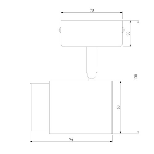 Спот Eurosvet Morgan 20124/1 черный