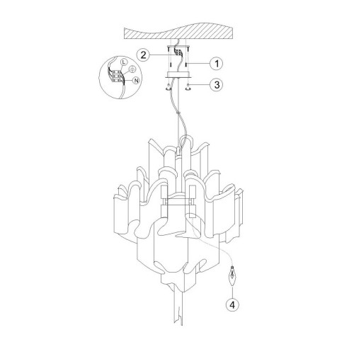 Каскадная люстра Favourite Multivello 1156-8P