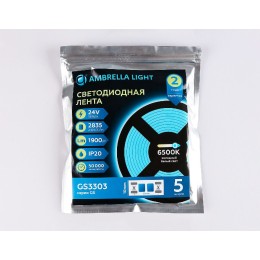 Светодиодная лента Ambrella Light LED Strip 24В 2835 18Вт/м 6500K 5м IP20 GS3303