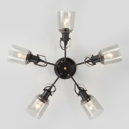 Люстра на штанге Eurosvet 70111/5 черный