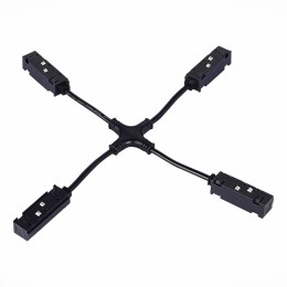 Коннектор питания X-образный для магнитного шинопровода ST Luce Skyline 48 ST006.469.00