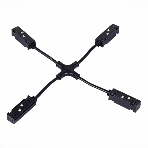 Коннектор питания X-образный для магнитного шинопровода ST Luce Skyline 48 ST006.469.00