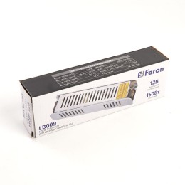 Блок питания для светодиодной ленты Feron LB009 12V 150W IP20 12,5A 21496