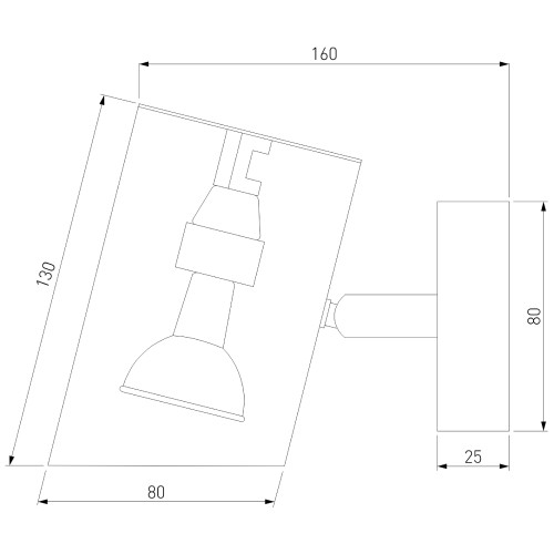 Спот Eurosvet Splay 70147/1 белый a062035