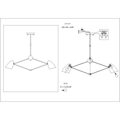 Подвесная люстра Favourite Humpen 1757-6P