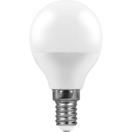 Лампа светодиодная Feron E14 7W 4000K Свеча на ветру Матовая LB-97 25761