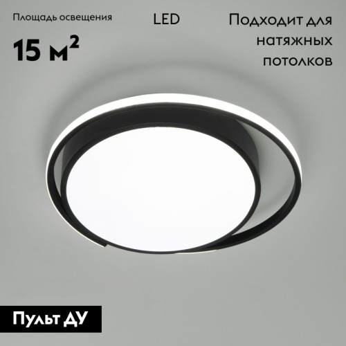 Потолочная люстра Eurosvet Jeremy 90251/1 черный