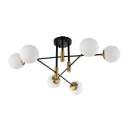 Потолочная люстра Crystal Lux Fidel FIDEL PL6 BLACK