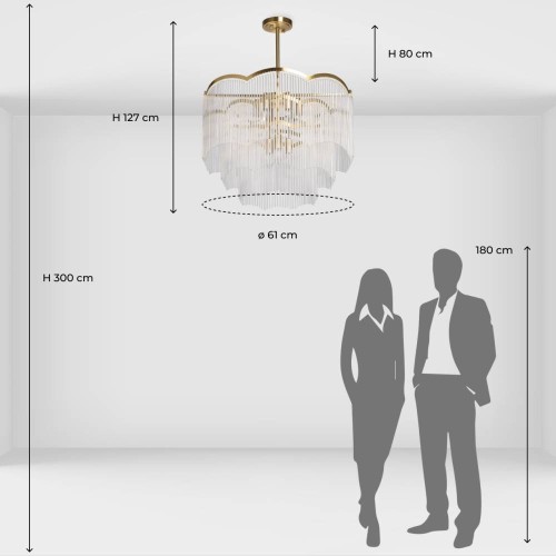 Люстра на штанге MW-Light Лавиния 443011409