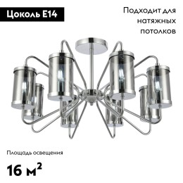 Потолочная люстра EVOLUCE VALIERI SLE102302-08