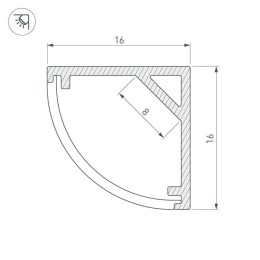 Профиль Arlight 023723