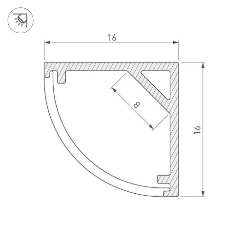 Профиль Arlight 023723