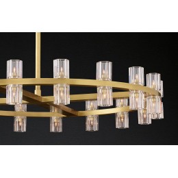 Люстра на штанге Delight Collection Arcachon KM1000P-36 brass