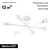 Потолочная люстра Arte Lamp Alastor A5435PL-6WH