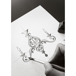 Подвесная люстра Maytoni Leaves RC109-PL-08-R