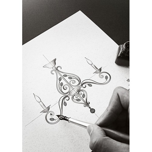 Подвесная люстра Maytoni Leaves RC109-PL-08-R